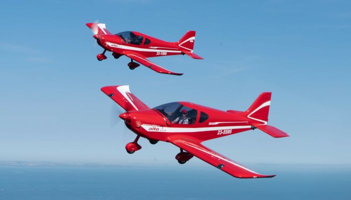 Vol en patrouille avec l'ULM Alto NG